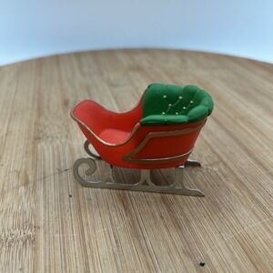 VINTAGE HALLMARK ORNAMENT SANTA'S SLEIGH 1980